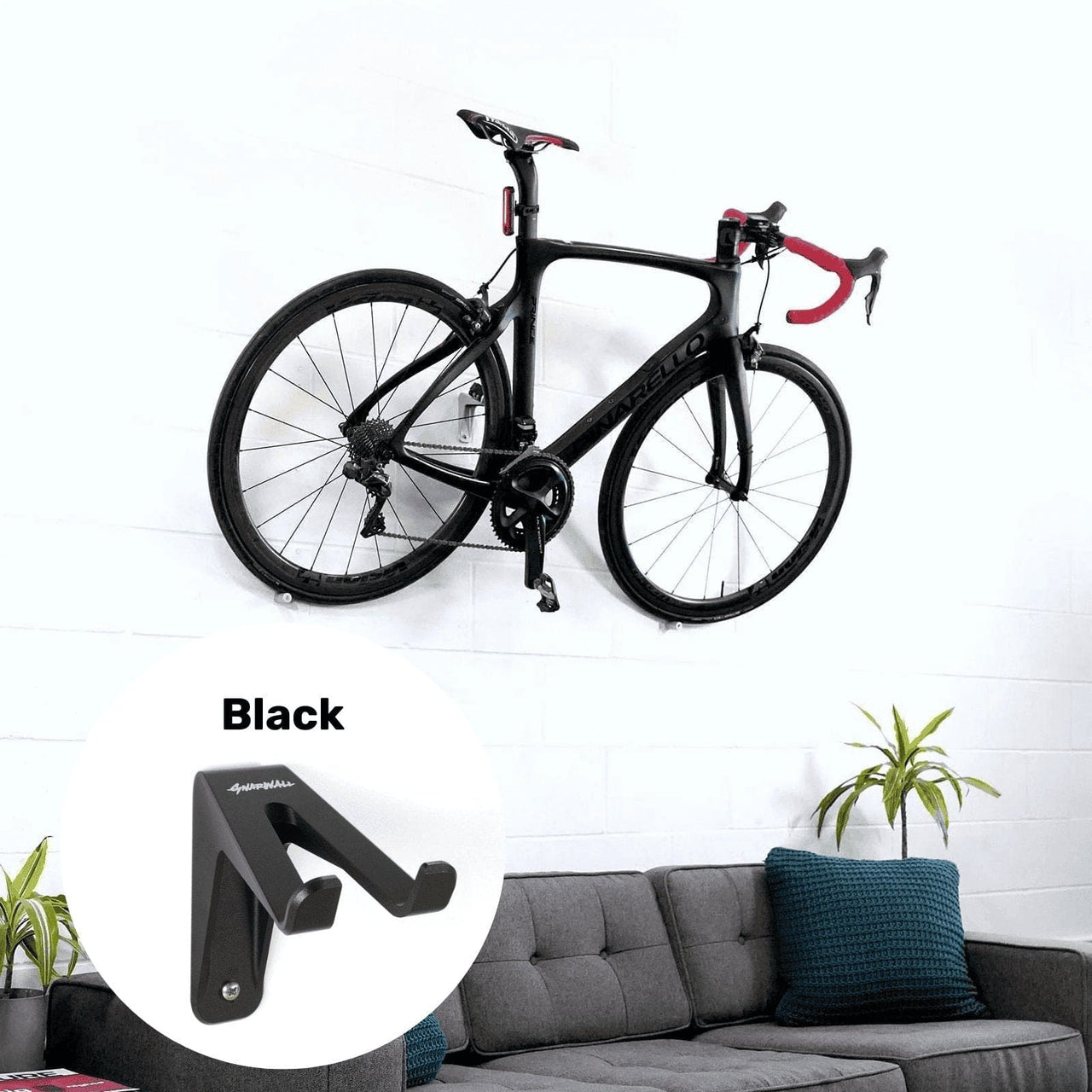 Gnarwall Bike Hanger (Black) - GNARWALL