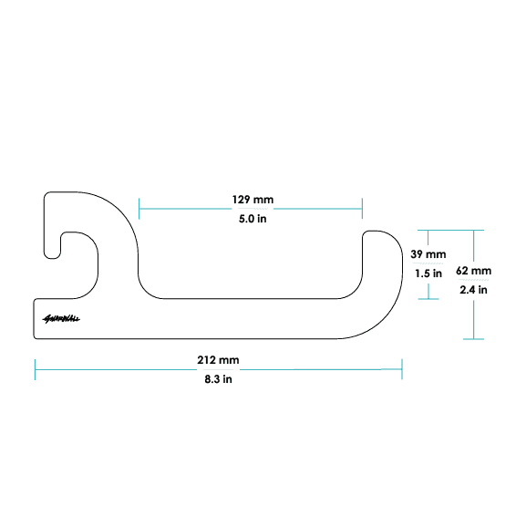 Gnarwall Horizontal Hangers - Bamboo - Large - GNARWALL