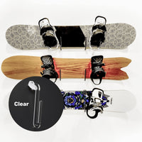 Thumbnail for Gnarwall Horizontal Snowboard Hangers - Clear - GNARWALL