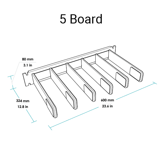 Gnarwall Vertical Multi Rack - Bamboo - GNARWALL