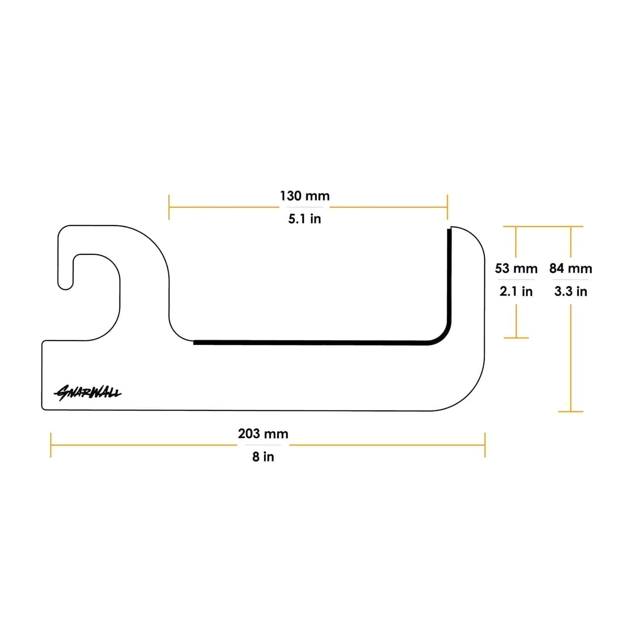 Gnarwall Horizontal Hangers - Birch - Large - GNARWALL