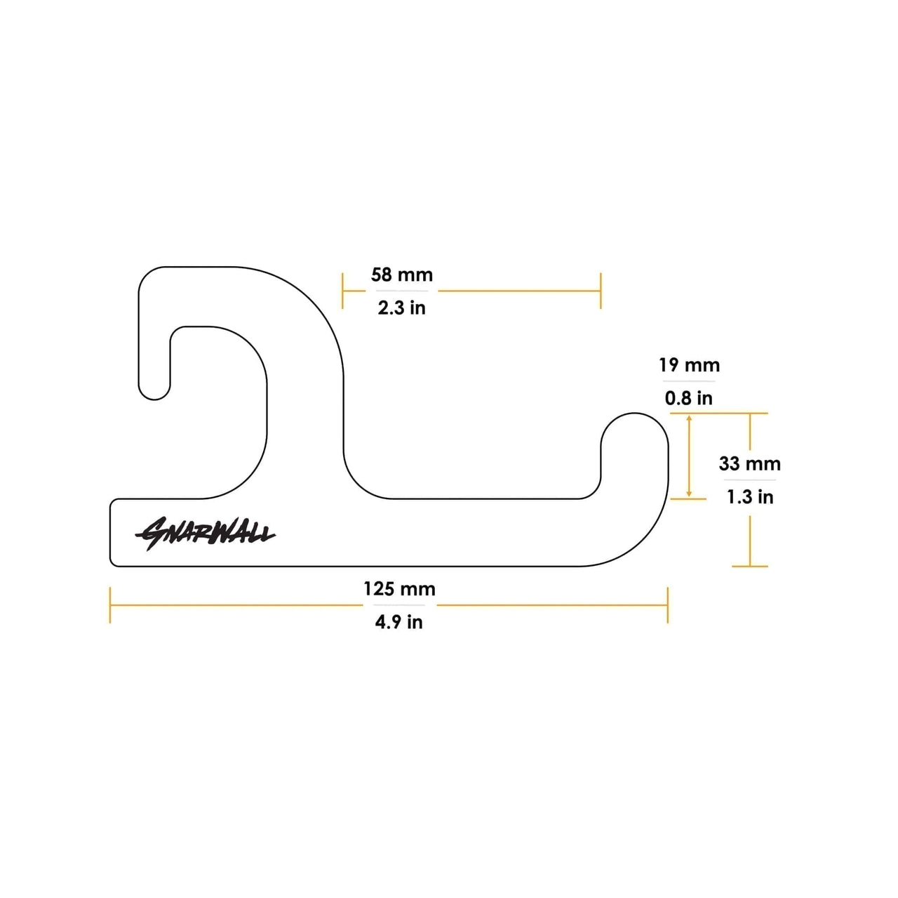 Gnarwall Horizontal Hangers - Birch - Small - GNARWALL