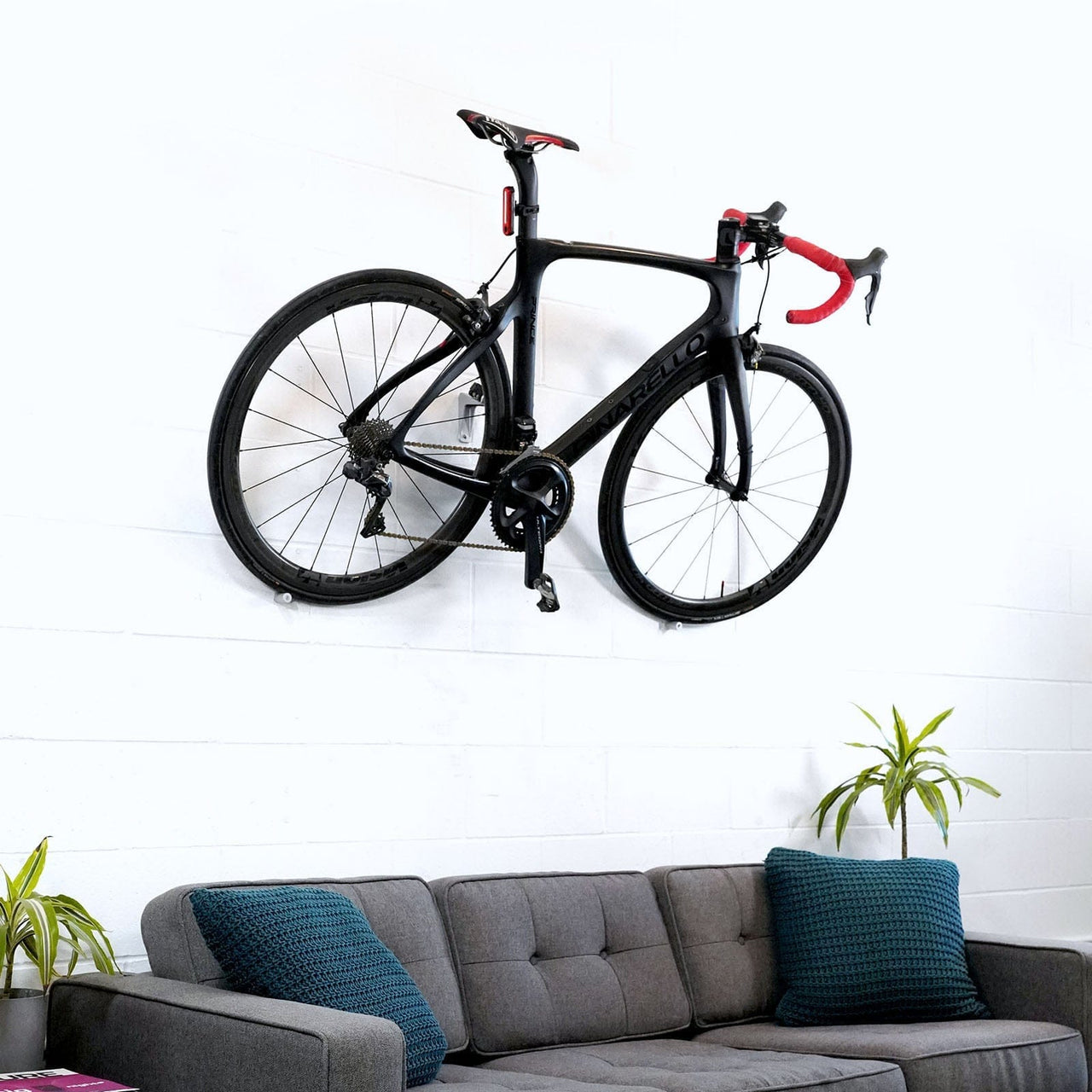 Silver Gnarwall Bike Hanger - GNARWALL