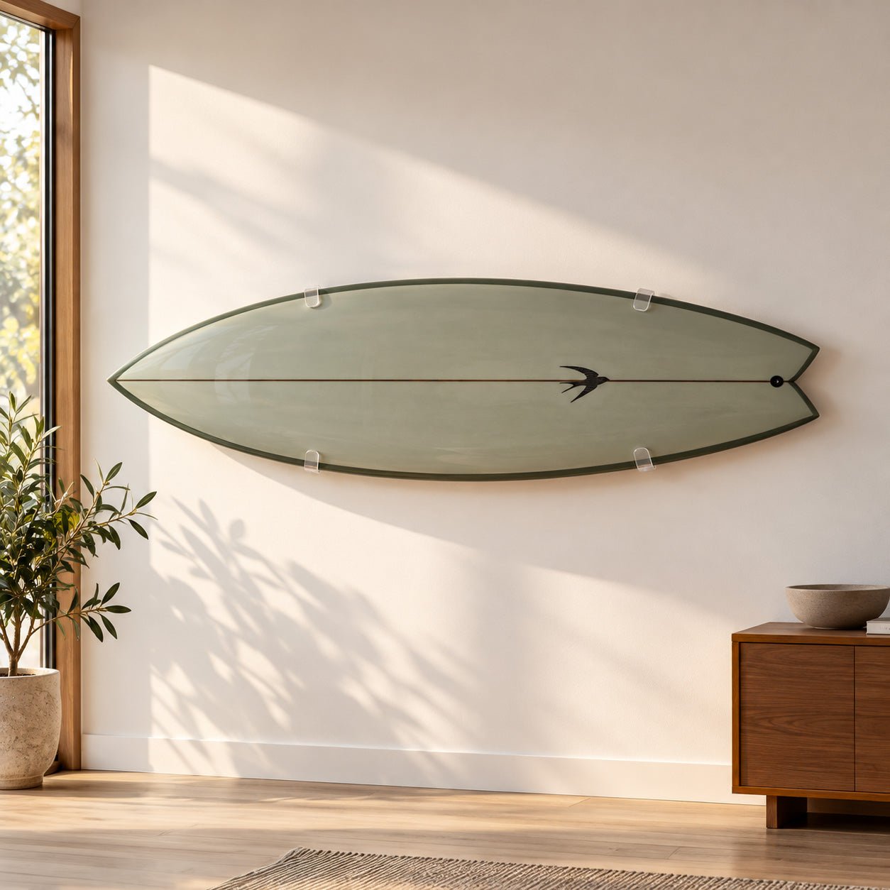 Gnarwall Horizontal Surfboard Rack - Bamboo - GNARWALL