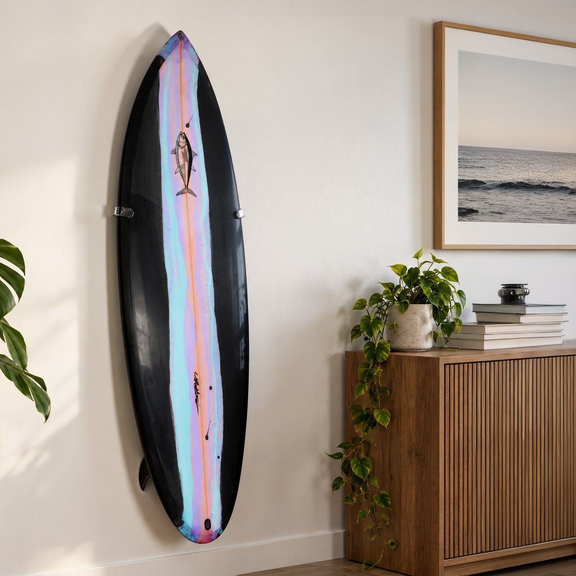 Gnarwall Tip Up Rack - Fin Supports - Bamboo - GNARWALL