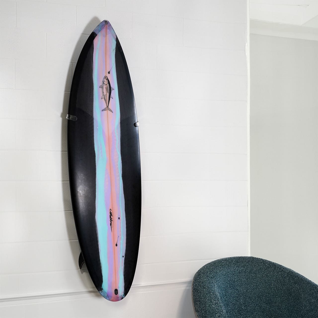 Gnarwall Tip Up Rack - Fin Supports - Bamboo - GNARWALL